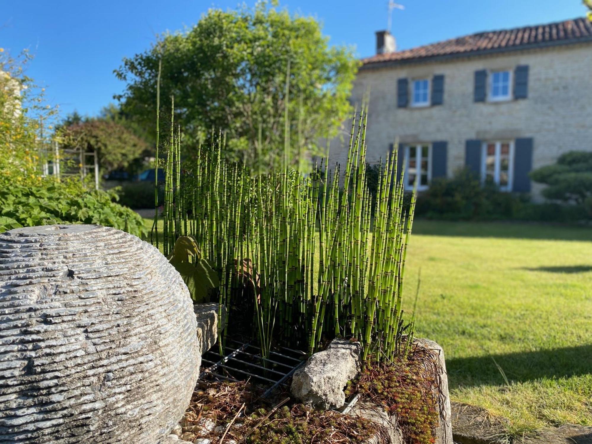 Aux Agapanthes, Chambres D'Hotes Charentaises De Charme Avec Piscine Aumagne Екстериор снимка
